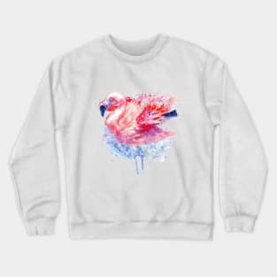 Flamingo on the Water Crewneck Sweatshirt